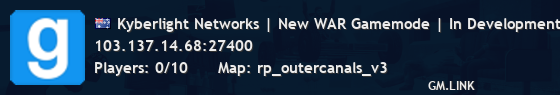 Kyberlight Networks | New WAR Gamemode | In Development