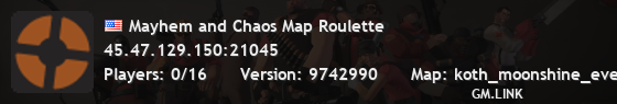 Mayhem and Chaos Map Roulette