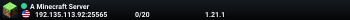 A Minecraft Server