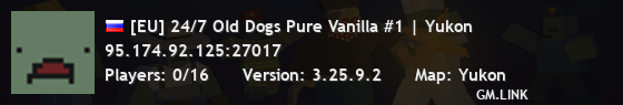 [EU] 24/7 Old Dogs Pure Vanilla #1 | Yukon