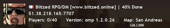 Blitzed RPG/DM [www.blitzed.online] | 40% Done