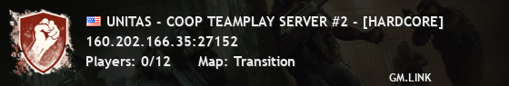 UNITAS - COOP TEAMPLAY SERVER #2 - [HARDCORE]