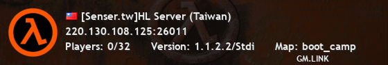 [Senser.tw]HL Server (Taiwan)