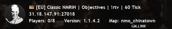 [EU] Classic NMRiH | Objectives | !rtv | 60 Tick