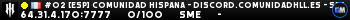 #02 [ESP] Comunidad Hispana - discord.comunidadhll.es - Spa Onl