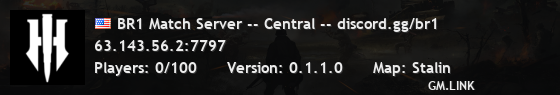 BR1 Match Server -- Central -- discord.gg/br1