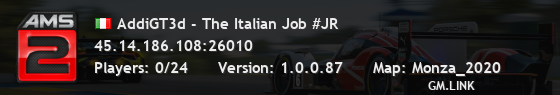 AddiGT3d - The Italian Job #JR