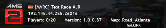 [MVRC] Test Race #JR