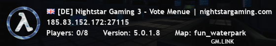 [DE] Nightstar Gaming 3 - Vote Menue | nightstargaming.com