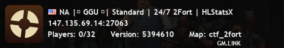 NA |★ GGU ★| Standard | 24/7 2Fort | HLStatsX
