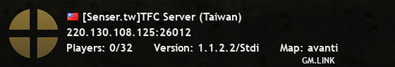 [Senser.tw]TFC Server (Taiwan)