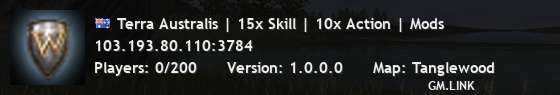 Terra Australis | 15x Skill | 10x Action | Mods