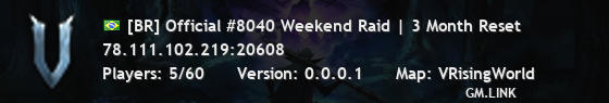 [BR] Official #8040 Weekend Raid | 3 Month Reset