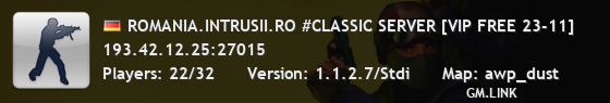 ROMANIA.INTRUSII.RO #CLASSIC SERVER [VIP FREE 23-11]