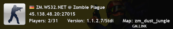 ZM.WS32.NET @ Zombie Plague