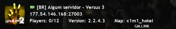 [BR] Algum servidor - Versus 3