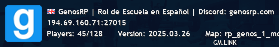 GenosRP | Rol de Escuela en Español | Discord: genosrp.com