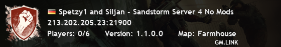 Spetzy1 and Siljan - Sandstorm Server 4 No Mods