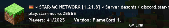 ☀ STAR-MC NETWORK [1.21.8] ↝ Server deschis / discord.star-mc.ro