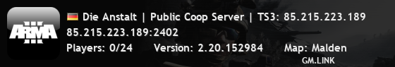 Die Anstalt | Public Coop Server | TS3: 85.215.223.189