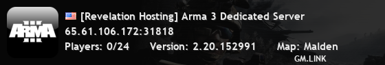 [Revelation Hosting] Arma 3 Dedicated Server