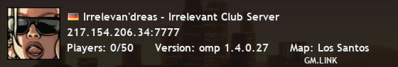 Irrelevan'dreas - Irrelevant Club Server