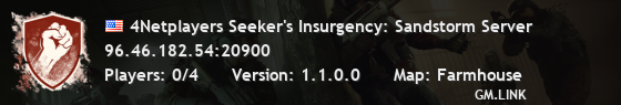 4Netplayers Seeker's Insurgency: Sandstorm Server