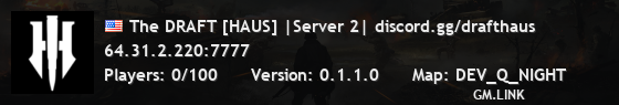The DRAFT [HAUS] |Server 2| discord.gg/drafthaus