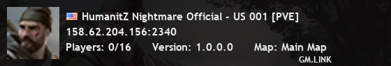 HumanitZ Nightmare Official - US 001 [PVE]