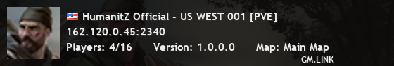 HumanitZ Official - US WEST 001 [PVE]