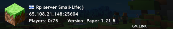 Rp server Small-Life;)