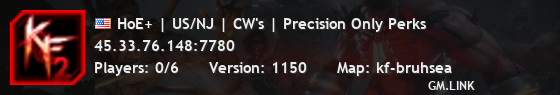 HoE+ | US/NJ | CW's | Precision Only Perks