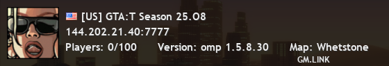 [US] GTA:T Season 25.O8