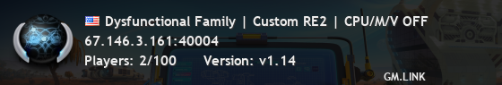 Dysfunctional Family | Custom RE2 | CPU/M/V OFF
