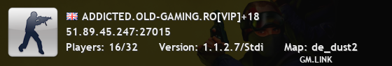 ADDICTED.OLD-GAMING.RO[VIP]+18