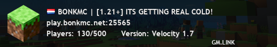 BONKMC | [1.21+] ITS GETTING REAL COLD!