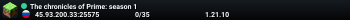 The chronicles of Prime: season 1