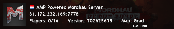 AMP Powered Mordhau Server