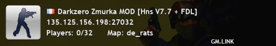 Darkzero Zmurka MOD [Hns V7.7 + FDL]