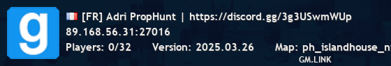 [FR] Adri PropHunt | https://discord.gg/3g3USwmWUp