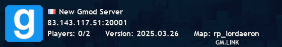 New Gmod Server