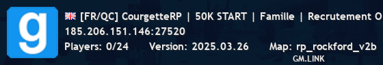 [FR/QC] CourgetteRP | 50K START | Famille | Recrutement ON