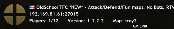 OldSchool TFC *NEW* - Attack/Defend/Fun maps. No Bots. RTV
