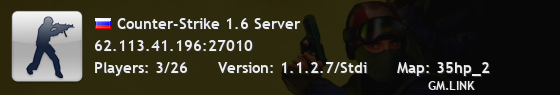 Counter-Strike 1.6 Server