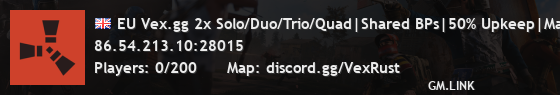 EU Vex.gg 2x Solo/Duo/Trio/Quad|Shared BPs|50% Upkeep|Max 4|x2