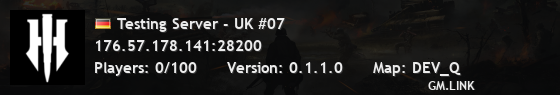 Testing Server - UK #07