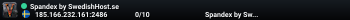 Spandex by SwedishHost.se