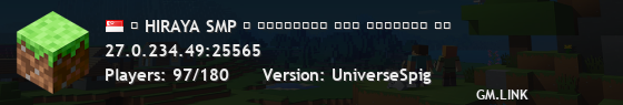 ✧ HIRAYA SMP ✧ ꜱᴜʀᴠɪᴠᴀʟ ꜱᴍᴘ ✦ꜱᴇᴀꜱᴏɴ ɪᴠ