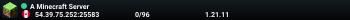 A Minecraft Server