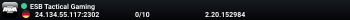 ESB Tactical Gaming
